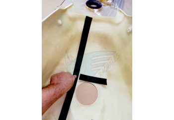 tiras de foam auto-adhesivo para protección depósitos y chasis motos.