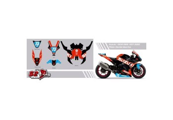 Kit adhesivos personalizables Suzuki GSXR-1000 2017-2021 S2 Concept