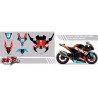 Kit adhesivos personalizables Suzuki GSXR-1000 2017-2021 S2 Concept