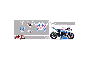 Kit adhesivos personalizables Suzuki GSXR-1000 2017-2021 S2 Concept