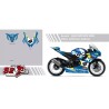 Kit adhesivos personalizables Suzuki GSXR-600/750 2011-2016 S2 Concept