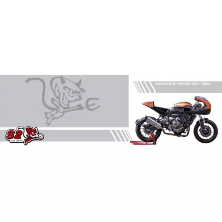 Kit adhesivos personalizables Yamaha MT 07 Vintage 2014-2020 S2 Concept