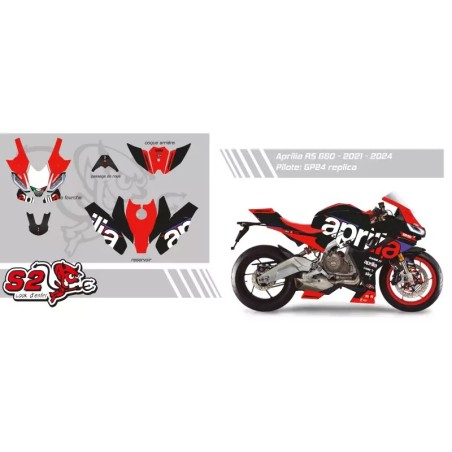 Kit adhesivos racing personalizables Aprilia RS 660 S2 Concept