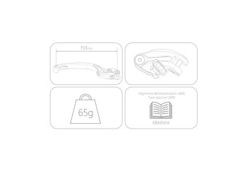 Palanca de freno plegable MG BIKETEC