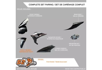 Carenado completo GSR 600 2006-2011 S2